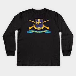 502nd Infantry Regiment - DUI w Br - Ribbon X 300 Kids Long Sleeve T-Shirt